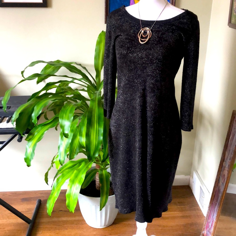 Taylor Midi Sparkle Sweater Dress